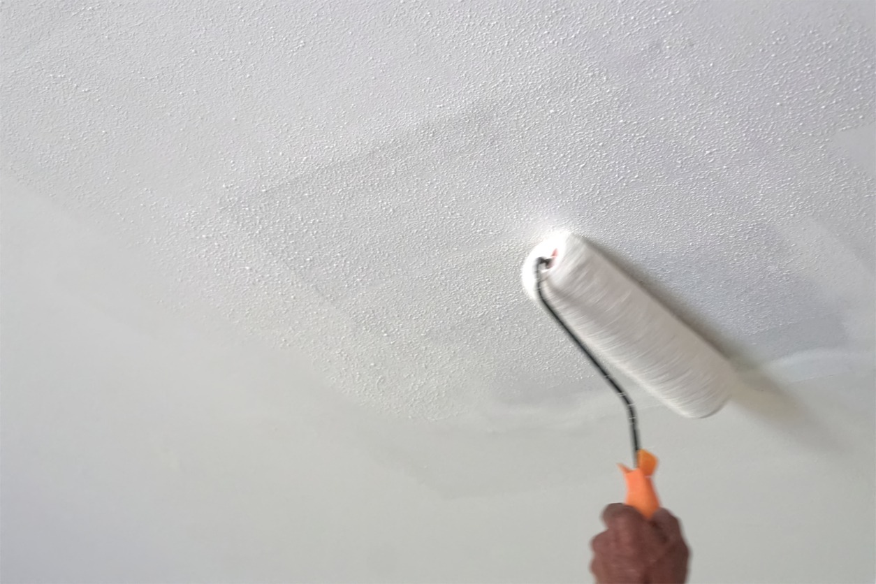 Painting a Ceiling renovation