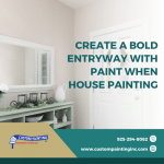 Create a Bold Entryway with Paint When House Painting