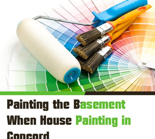 Painting the Basement When House Painting in Concord