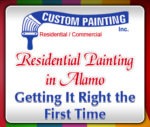 Residential Painting in Alamo – Getting It Right the First Time