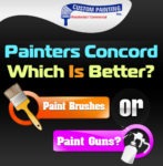 Painters Concord – Which Is Better? – Paint Brushes or Paint Guns?