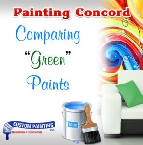 Painting Concord – Comparing "Green" Paints