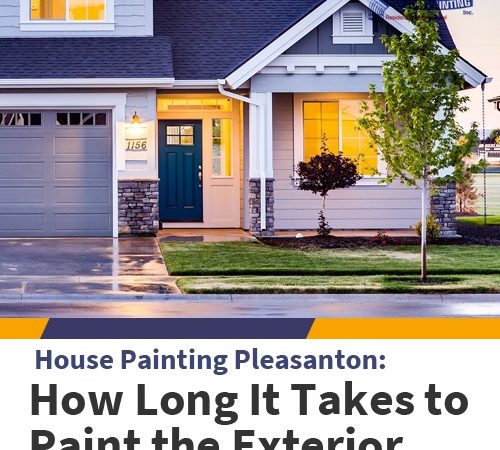 House Painting Pleasanton — How Long It Takes to Paint the Exterior