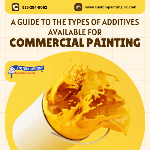 A Guide to the Types of Additives Available for Commercial Painting