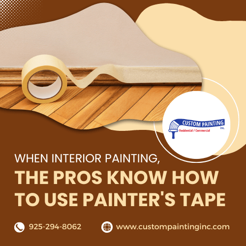When Interior Painting, the Pros Know How to Use Painter's Tape