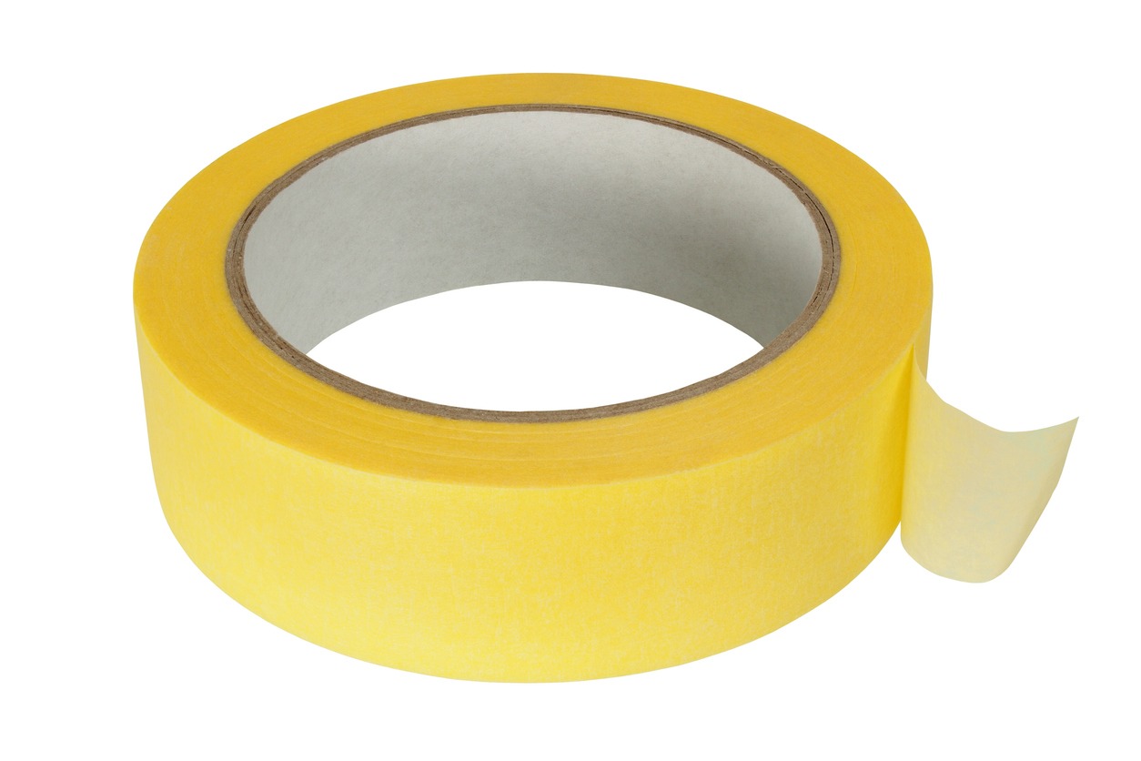 Yellow painter's tape
