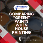 Comparing Green Paints When House Painting