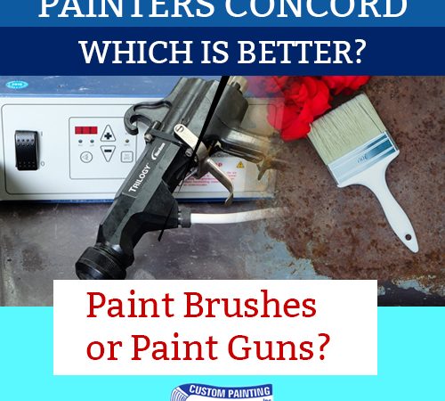 Painters Concord – Which Is Better – Paint Brushes or Paint Guns?