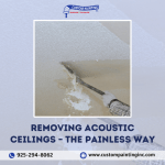 Removing Acoustic Ceilings – The Painless Way