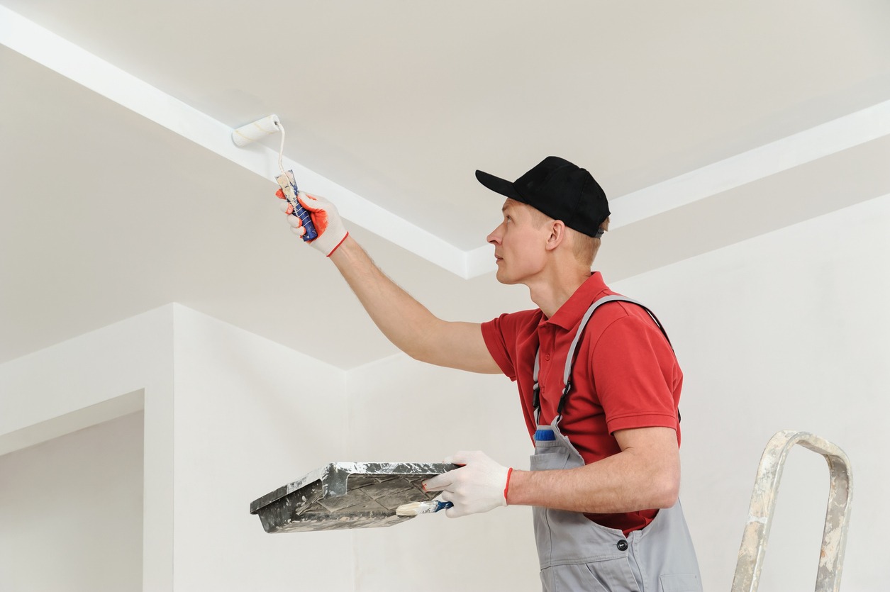 Painting the ceiling and walls