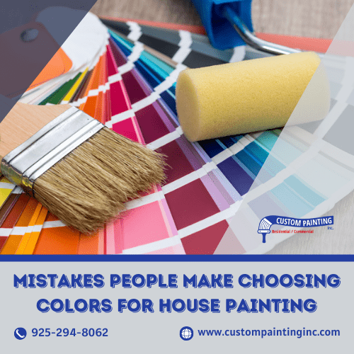 Mistakes People Make Choosing Colors for House Painting