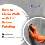How to Clean Walls with TSP Before Painting