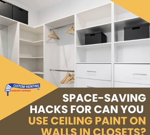 Space-Saving Hacks for Can You Use Ceiling Paint on Walls in Closets?