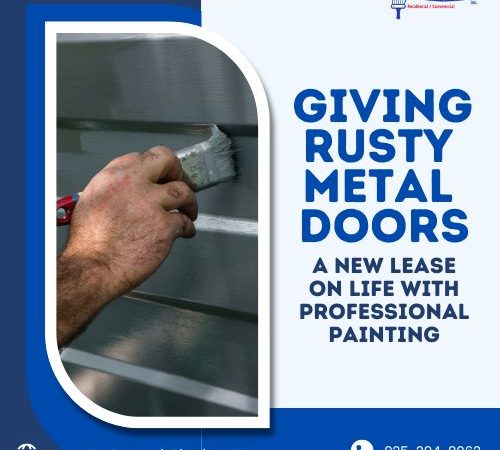 Giving Rusty Metal Doors a New Lease on Life with Professional Painting