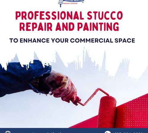 Professional Stucco Repair and Painting to Enhance Your Commercial Space