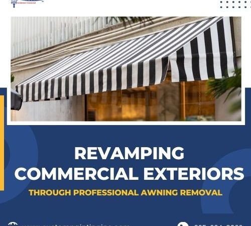 Revamping Commercial Exteriors through Professional Awning Removal