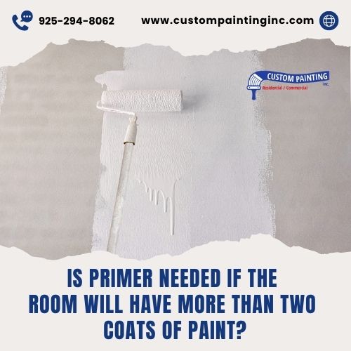 Is Primer Needed If the Room Will Have More than Two Coats of Paint?