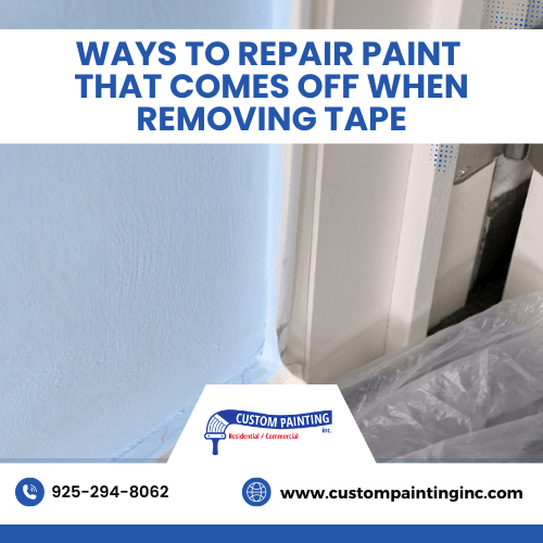 Ways to Repair Paint That Comes Off When Removing Tape