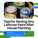 Tips for Storing Any Leftover Paint After House Painting