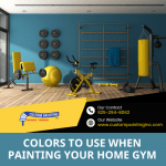 Colors to Use When Painting Your Home Gym