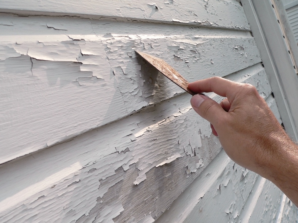 Scraping Peeling Paint