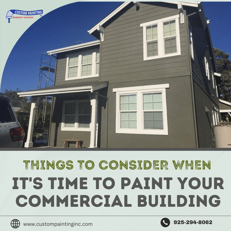 Things to Consider When It’s Time to Paint Your Commercial Building