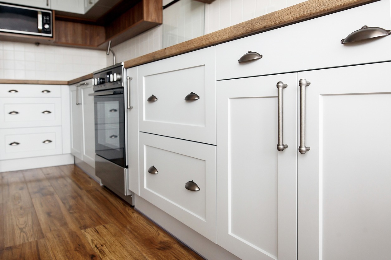 kitchen interior with modern furniture