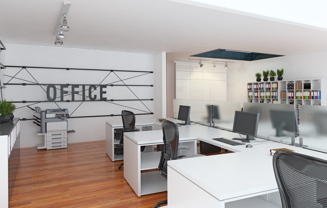 Contemporary loft office